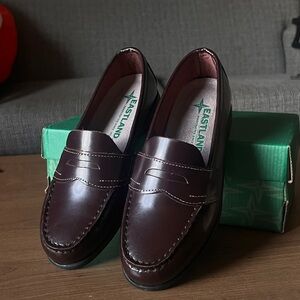 Eastland Dark Brown Leather Loafers